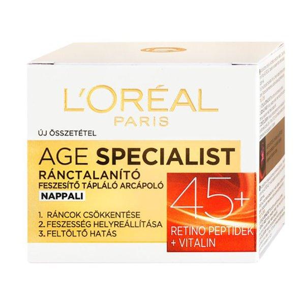 L'Oreal AgeSpecialist arckrém 45+ nappali 50ml