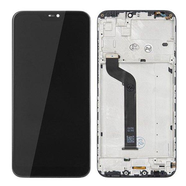 Lcd + érintőkijelző Xiaomi Mi A2 Lite / Redmi 6 Pro Fekete fekete kerettel