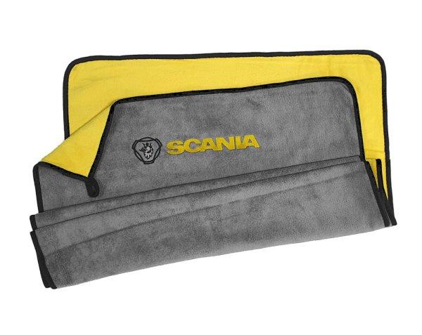 SCANIA fürdőlepedő 150x60 cm Szürke/Sárga