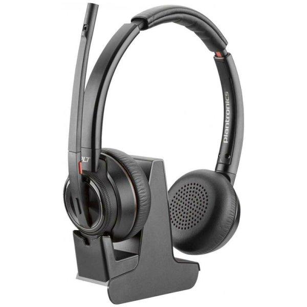 Fejhallgató Mikrofonnal Plantronics W8220-M Fekete