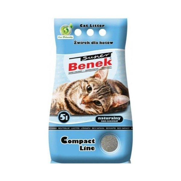 Macska alom Super Benek Compact Natural 5 L