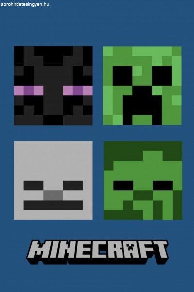 Minecraft Hostile Mobs szuper puha polár takaró 100x150cm