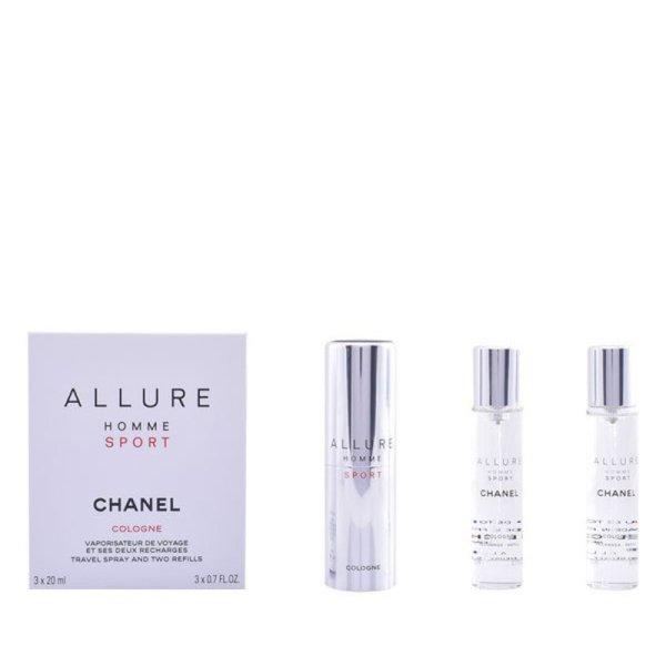 Férfi Parfüm Allure Homme Sport Cologne Chanel 123300 EDC (3 pcs) 20 ml