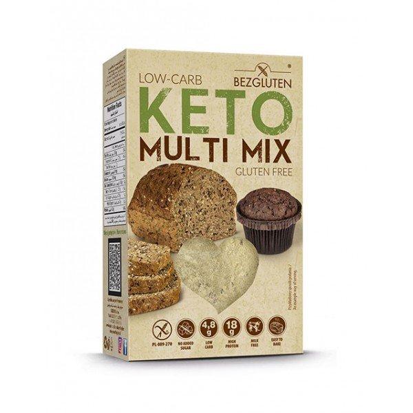 Bezgluten gluténmentes low carb keto multi mix keverék kenyérsütéshez 250 g
