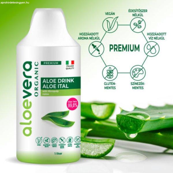 Alveola aloe vera organic prémium ital rostos 1000 ml
