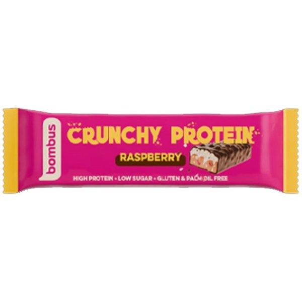 Bombus crunchy proteinszelet tejcsokoládéval málna ízzel és
édesítőszerrel 50 g