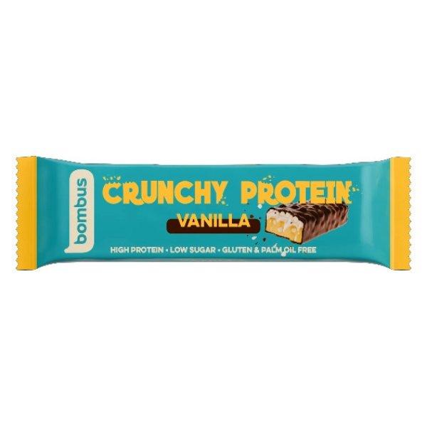 Bombus crunchy proteinszelet tejcsokoládéval vanília ízzel és
édesítőszerrel 50 g