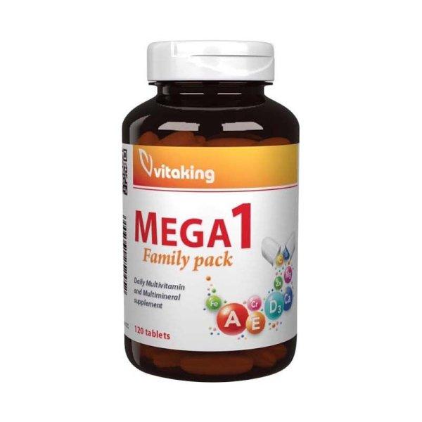 Vitaking mega 1 multivitamin étrend-kiegészítő tabletta family 120 db