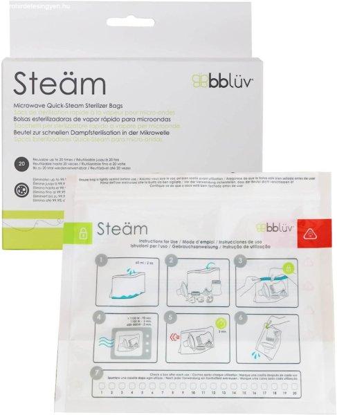 BBlüv Steam többször használható sterilizáló zacskó (6 db)