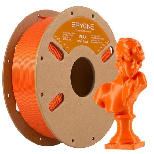 Eryone Hyper PLA+ nagysebességű narancs (orange) 3D nyomtató Filament 1.75mm,
1kg/tekercs