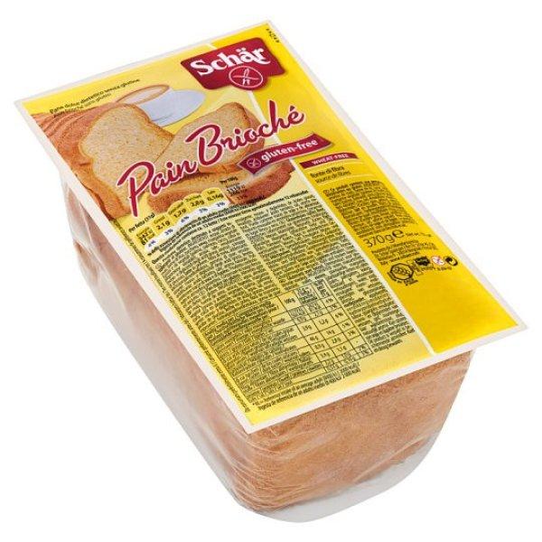 Schar gluténmentes kenyér édes pain brioché 370 g