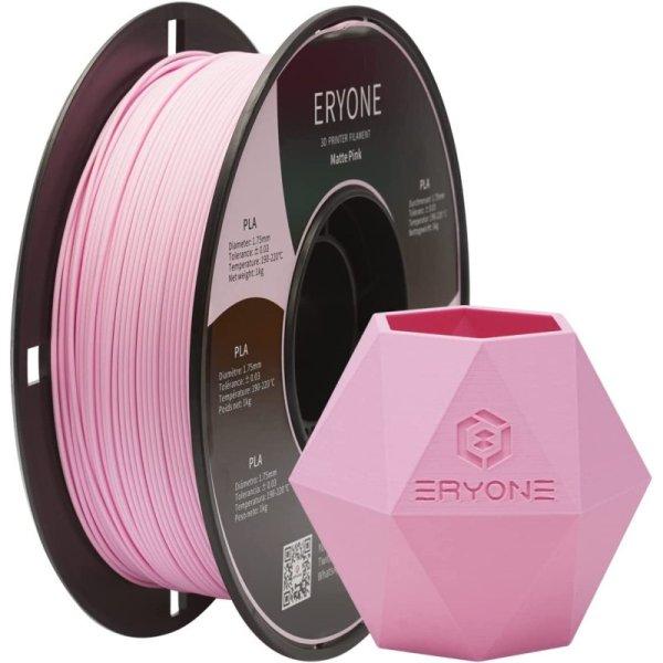 Eryone Matte PLA matt pink (pink) 3D nyomtató filament 1.75mm, 1kg/tekercs