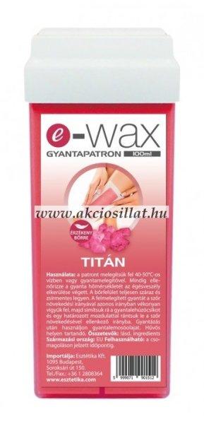 E-Wax Gyantapatron Titan érzékeny bőrre széles görgőfejjel 100ml