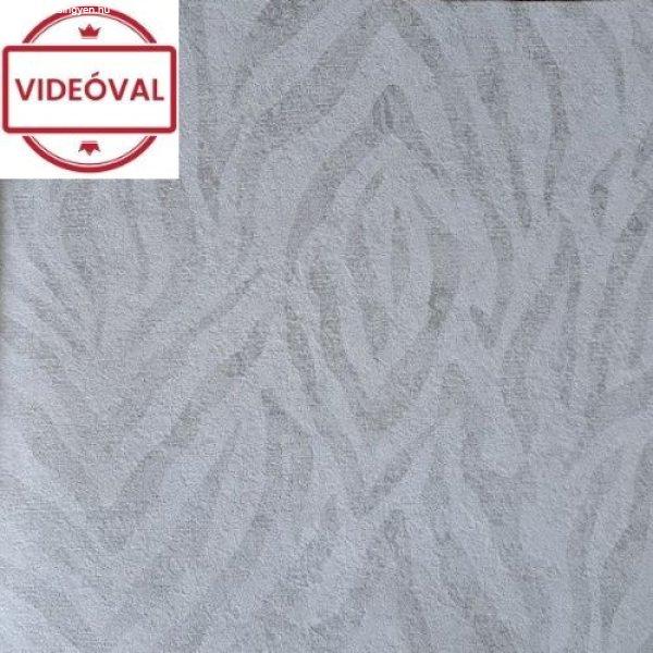 Up to Date törtfehér-szürke zebra csíkos mintás tapéta 34815
