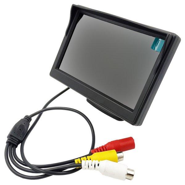 LCD monitor tolatókamerához, 5 méretű"