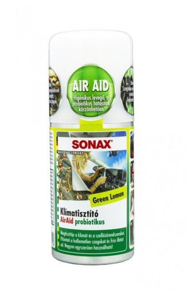 Sonax, Klímatisztító, Spray, Zöld citrom, 100ml