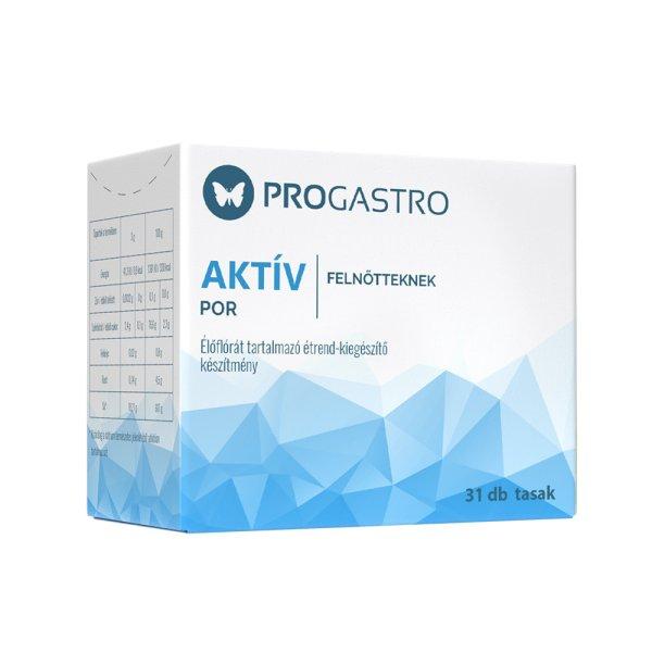 Progastro aktív por felnőtteknek élőflórát tartalmazó
étrend-kiegészítő készítmény 31 db tasak
