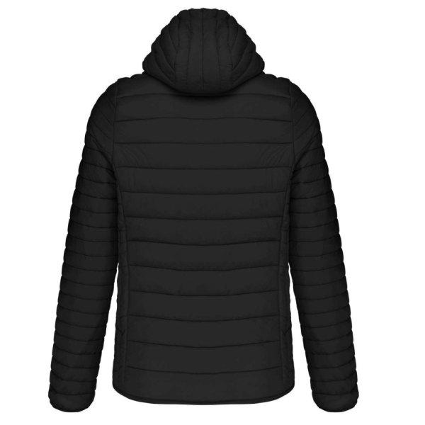 Férfi meleg és ultrakönnyű kapucnis bélelt kabát , Kariban KA6110,
Black-3XL