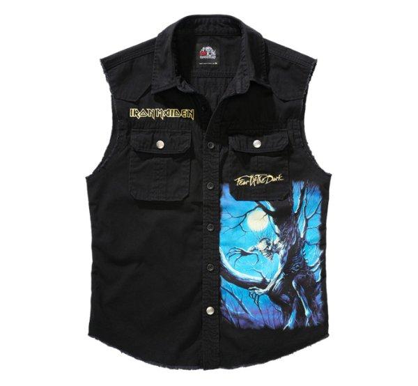 Brandit Iron Maiden Vintage FOTD ujjatlan ing, fekete