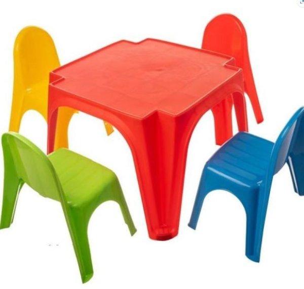 Starplast gyerek asztal négy székkel - Butopêa