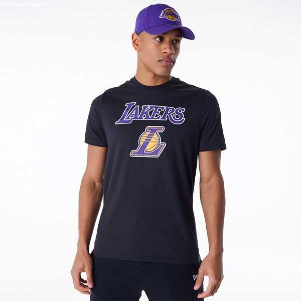 Férfi póló New Era LA Lakers NBA Regular T-Shirt Black