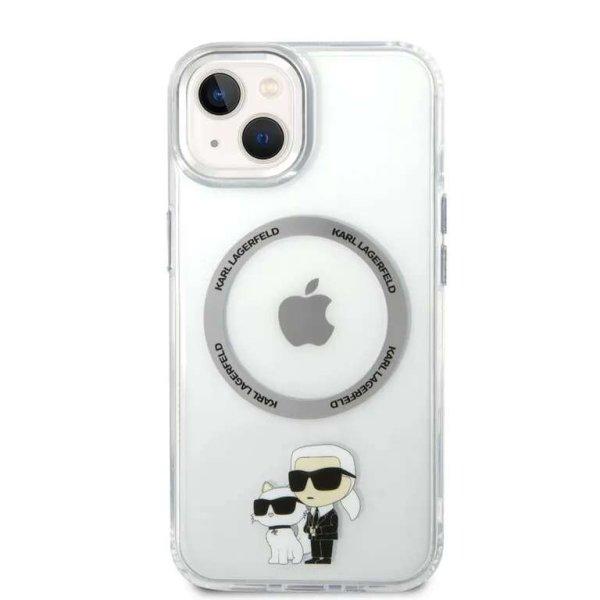 Karl Lagerfeld MagSafe Compatibilní Kryt IML Karl és Choupette NFT pro iPhone
13 átlátszó tok