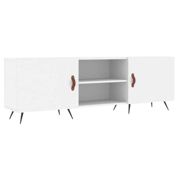 Fehér műfa tv-szekrény 150 x 30 x 50 cm