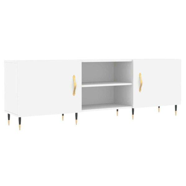 Fehér műfa tv-szekrény 150 x 30 x 50 cm
