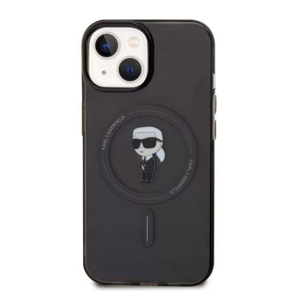Karl Lagerfeld tok fekete KLHMP15SHFCKNOK Apple Iphone 15 készülékhez