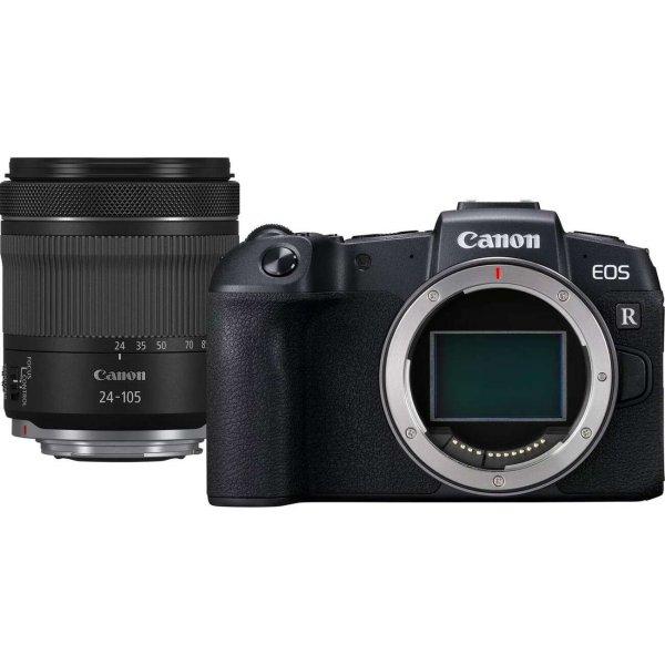 Canon EOS RP Digitális fényképezőgép + RF 24-105mm f/4-7.1 IS STM objektív
- Fekete