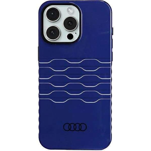 Audi IML MagSafe tok iPhone 15 Pro Max - kék