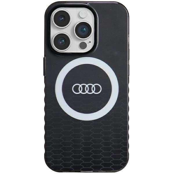 Audi IML Big Logo MagSafe tok iPhone 14 Pro - fekete