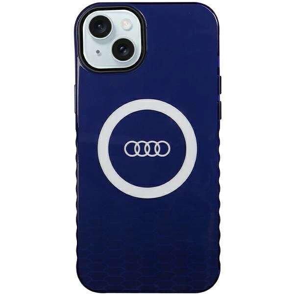 Audi IML Big Logo MagSafe tok iPhone 15 Plus/14 Plus - kék