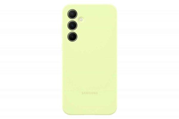 Samsung Galaxy A55 5G szilikon védőtok, Lime