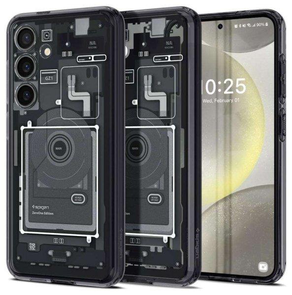Spigen Ultra Hybrid Zero One Samsung Galaxy S24 Hátlapvédő tok -
Átlátszó/Fekete