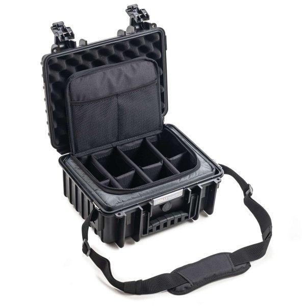 B&W Outdoor Case 3000 Fotós bőrönd - Fekete