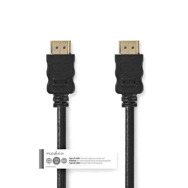 Nedis HDMI kábel 25m Nagy Sebességű HDMI ™ kábel Ethernet HDMI™
Csatlakozó HDMI™ Csatlakozó 4K@30Hz 10.2 Gbps 25.0 m CVGT34000BK250