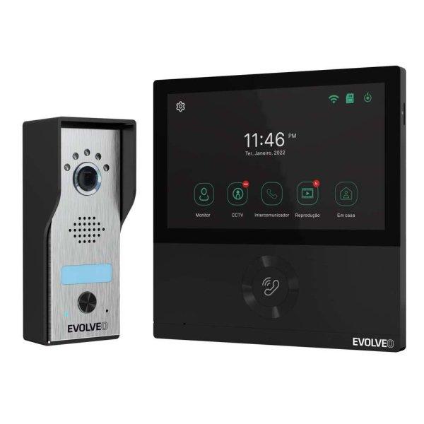 EVOLVEO DoorPhone AHD7, otthoni WiFi videotelefon készlet kapu- vagy
ajtóvezérléssel fekete monitorral
