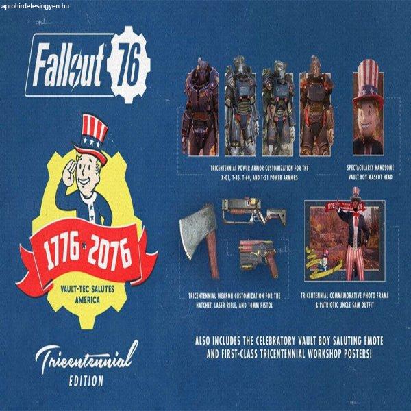 Fallout 76 Tricentennial Pack (DLC) (Digitális kulcs - PC)