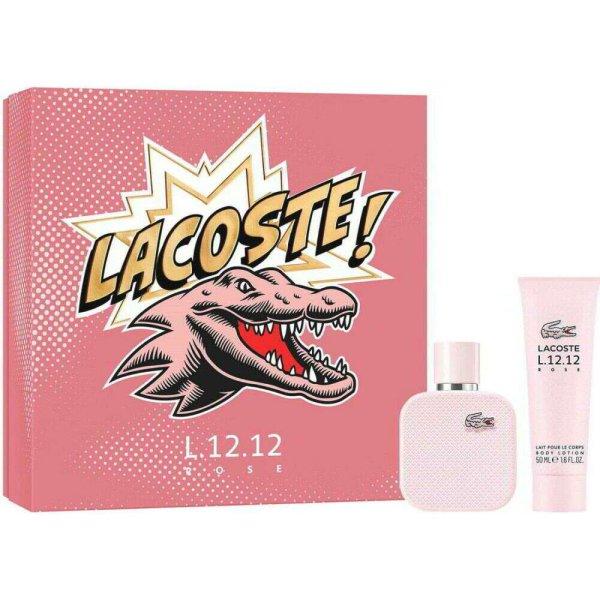 Lacoste Eau de Lacoste L.12.12 Rose EDP 50ml + 50ml Testápoló Női Parfüm
Ajándékcsomag