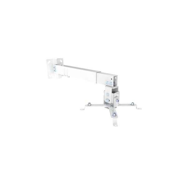 Equip Projektor Mennyezeti/Fali konzol, 650703 (dönthető, állítható
magasság, Max.:20kg, fehér)