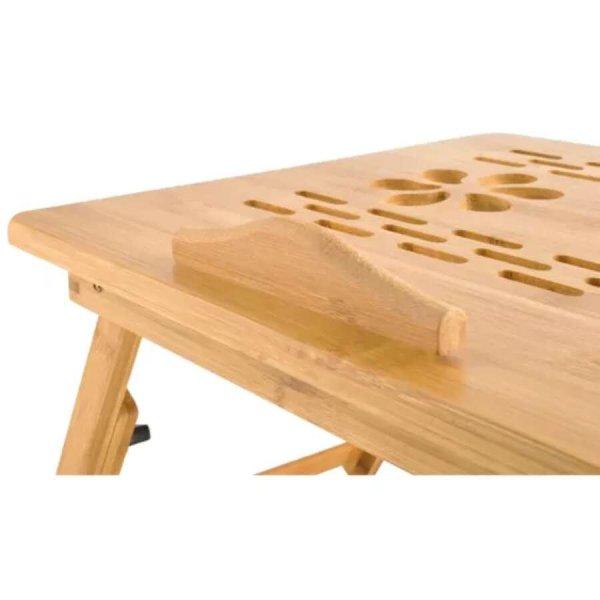 Összecsukható bambusz laptop asztal - akár 17
