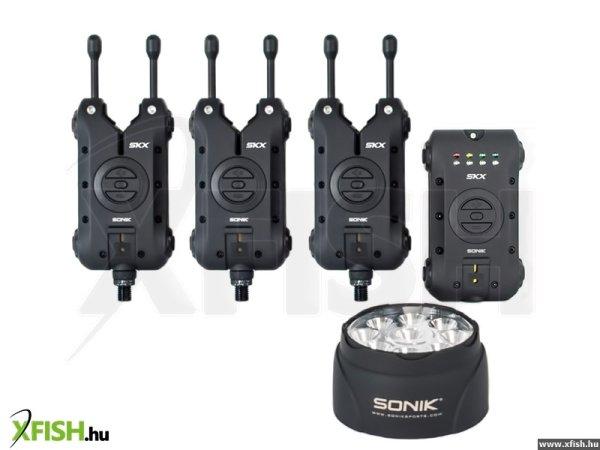 Sonik Skx 3+1 Elektromos Kapásjelző Szett + Bivvy Lámpa