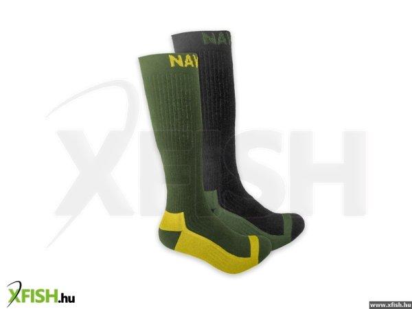 Navitas Coolmax Boot Sock vastag zokni Twin Pack Green 2 pár