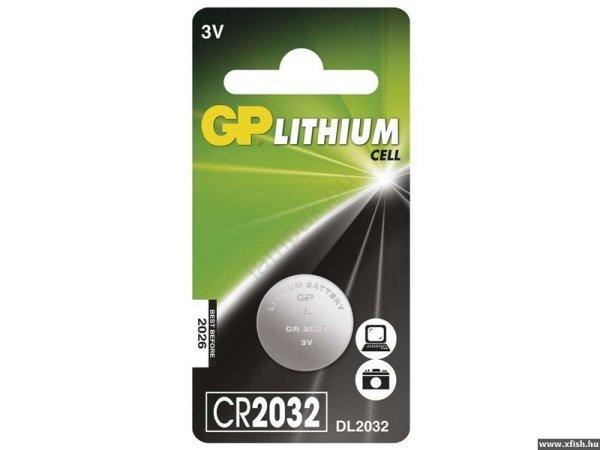 Gp Lithium Gombelem Cr2032-3V Bl/5