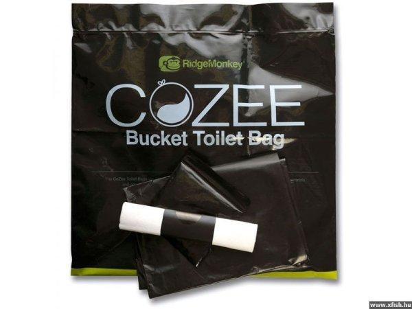 Ridgemonkey Cozee Toilet Bagsx5 Lebomló Tasak Tábori Wc-Hez