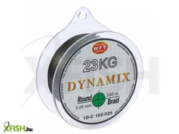 Wft Round Dynamix Grün Fonott zsinór 0,08 mm 7Kg 150 M