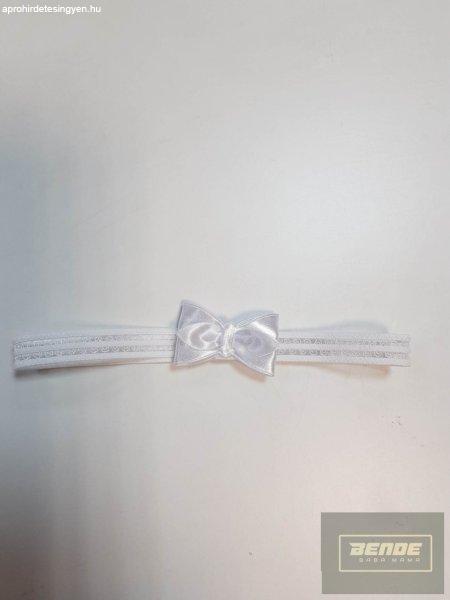 Fejkoszorú (34-38cm) egy méretben,fehér masnis (hajpánt,fejpánt )