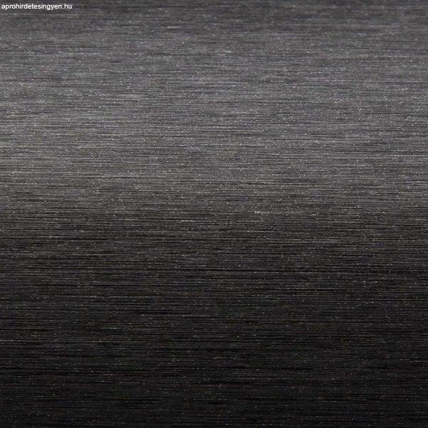 Dekor Fólia Alumínium, Szálcsiszolt, Fekete, 50x152cm