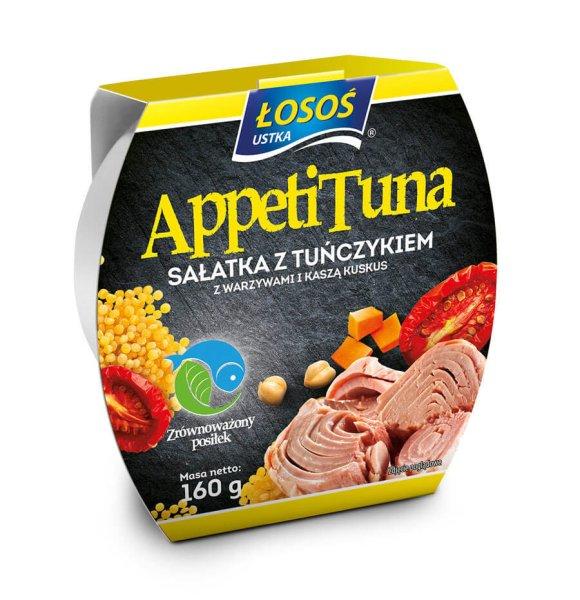 Losos tonhalsaláta zöldségekkel és kuszkusszal 160 g